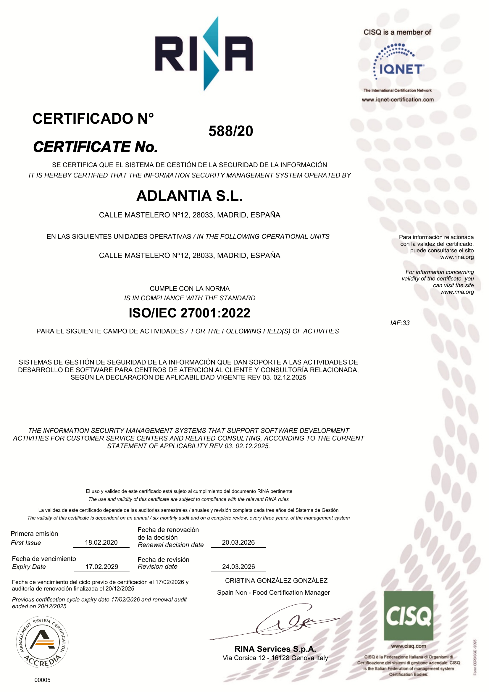 ISO/IEC 27001
