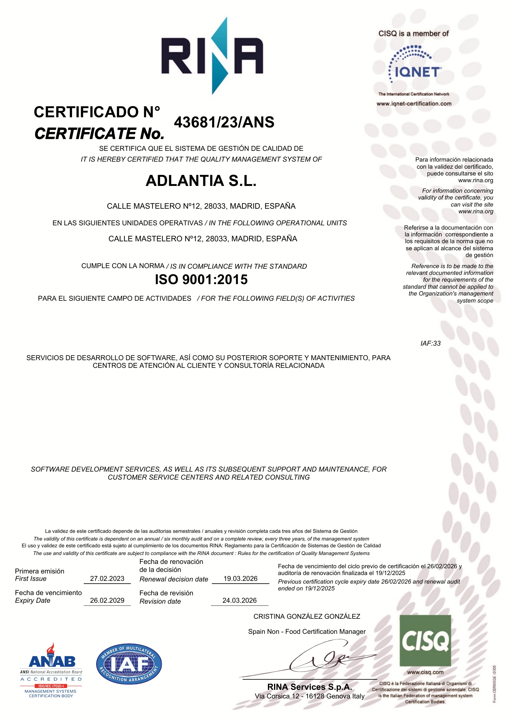 ISO 9001